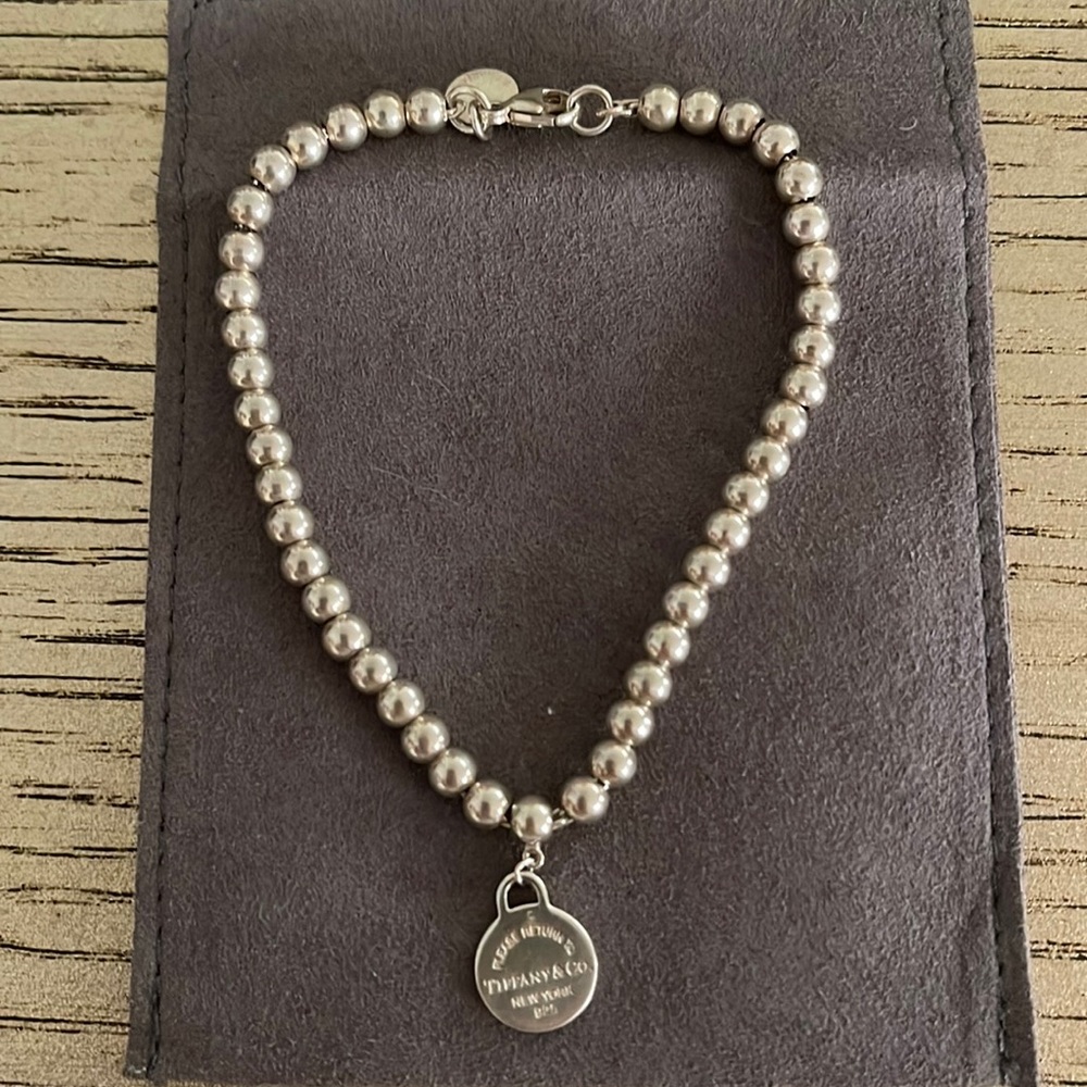 🎁 ALMOST GONE!! 🎁 100% Authentic Return to Tiffany & Co Bead Bracelet